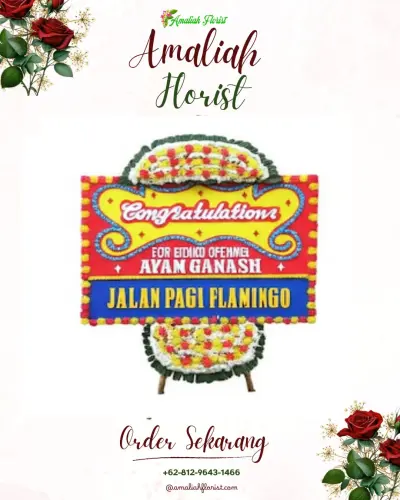 Bunga Papan Congratulation di Bantar Panjang